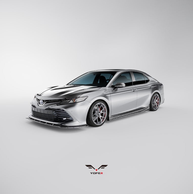 Yofer.co Front Lip Splitter for Toyota Camry 8th Gen XV70 LE XLE 2021-2024 PP Polypropylene