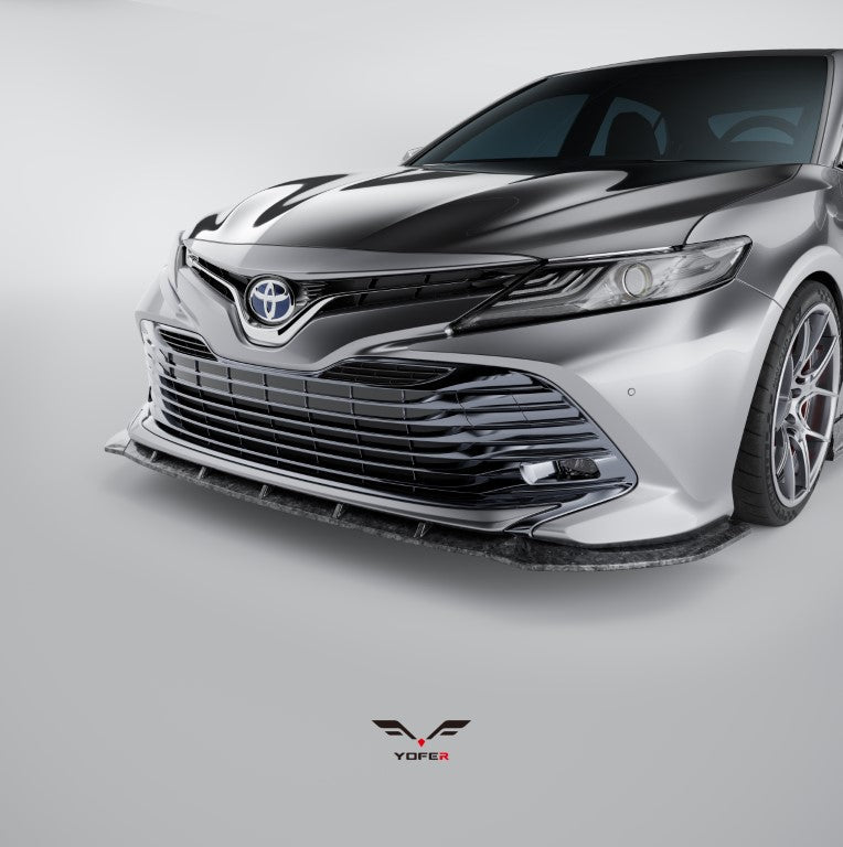 Yofer.co Front Lip Splitter for Toyota Camry 8th Gen XV70 LE XLE 2021-2024 PP Polypropylene