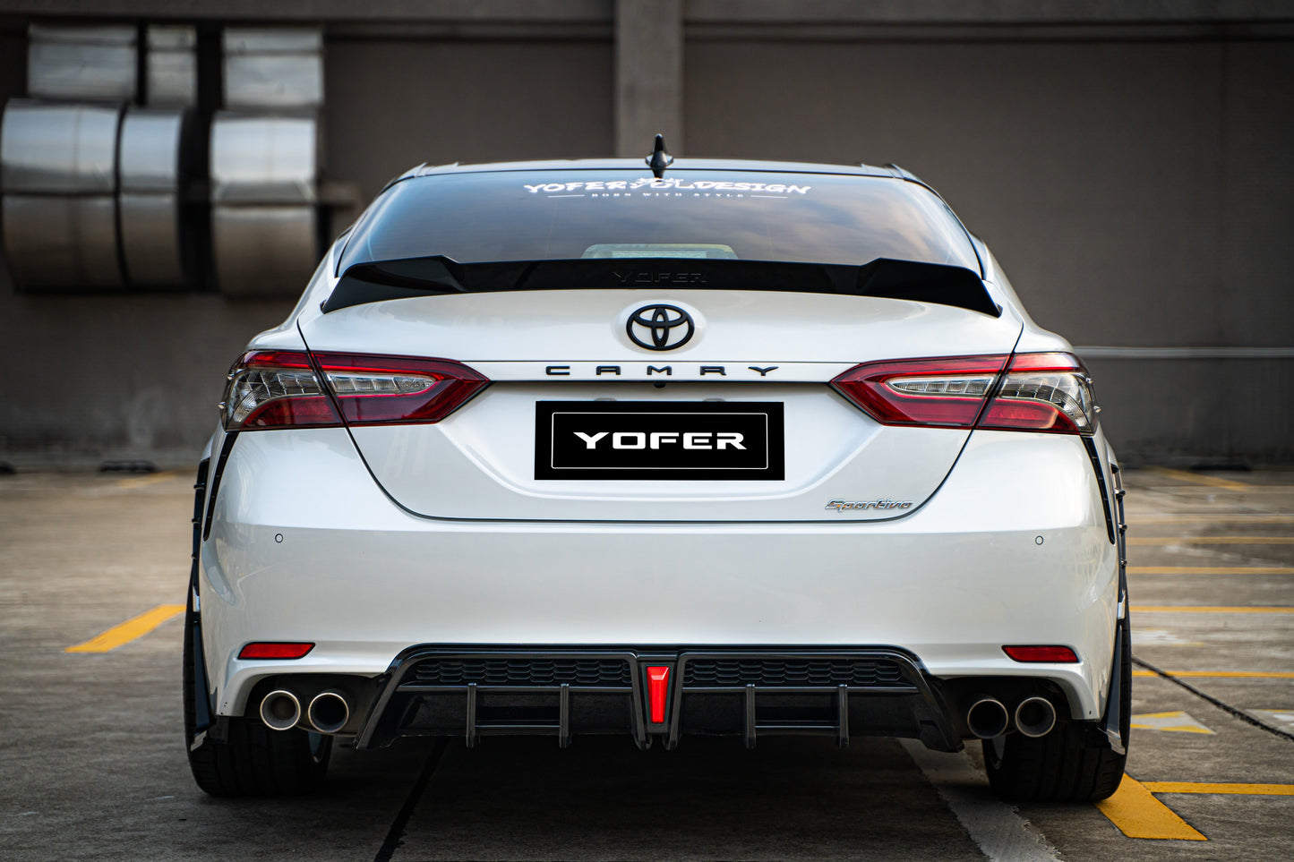 Yofer.co V1 Rear Spoiler for Toyota Camry 8th Gen XV70 TRD SE XSE LE XLE Sedan ABS