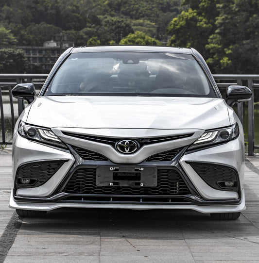 Toyota Camry 8th Gen XV70 SE XSE 2021-2024 with Aftermarket Parts - Front Lip Splitter PP from Yofer.co