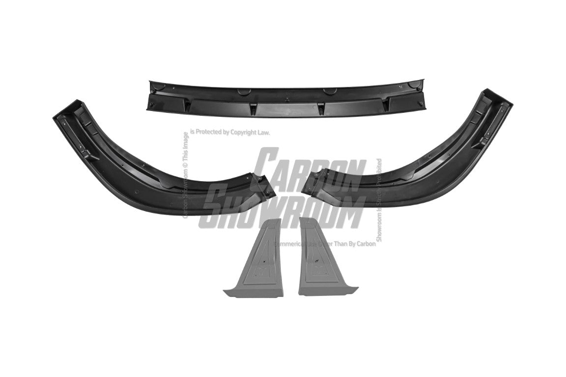 Toyota Camry 8th Gen XV70 SE XSE 2018-2020 with Aftermarket Parts - V1 Style Front Lip Splitter PP from Yofer.co