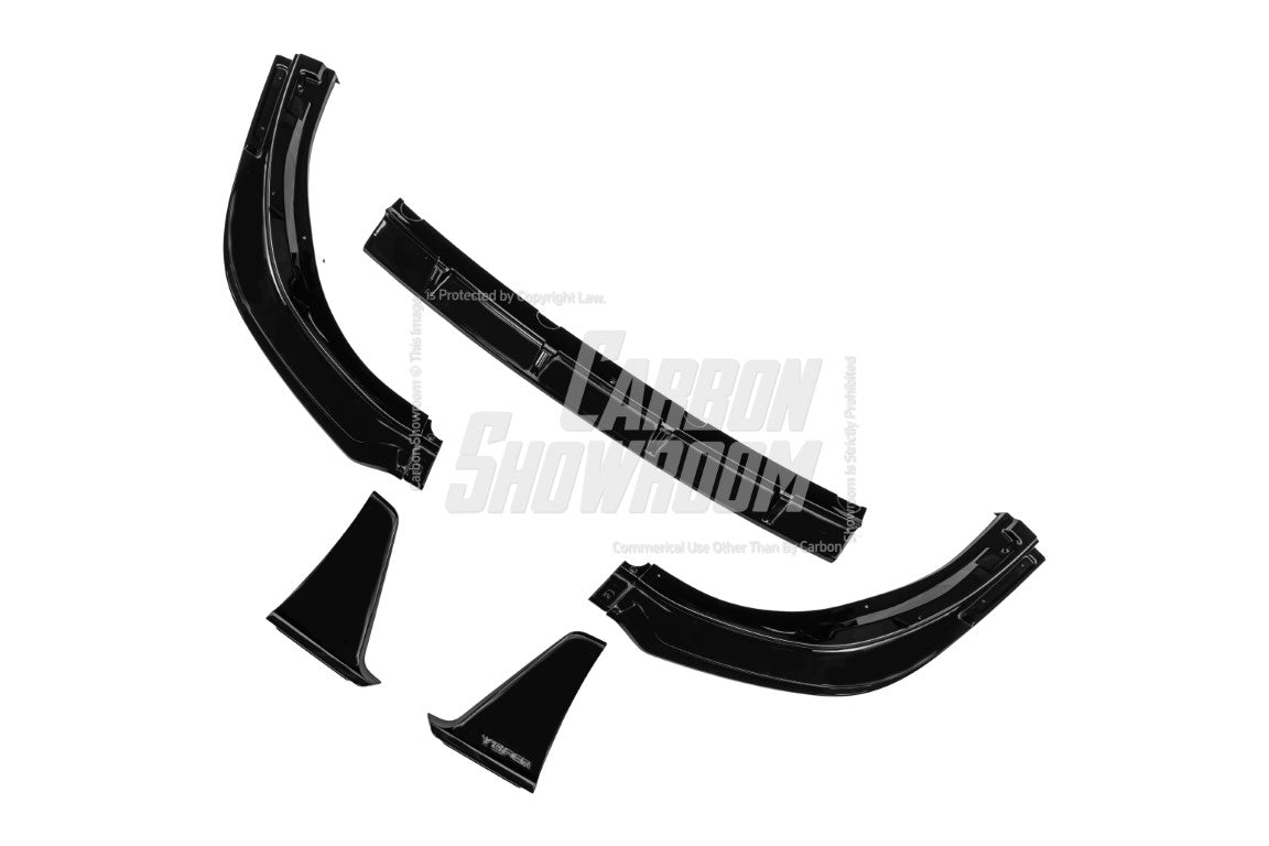 Toyota Camry 8th Gen XV70 SE XSE 2018-2020 with Aftermarket Parts - V1 Style Front Lip Splitter PP from Yofer.co