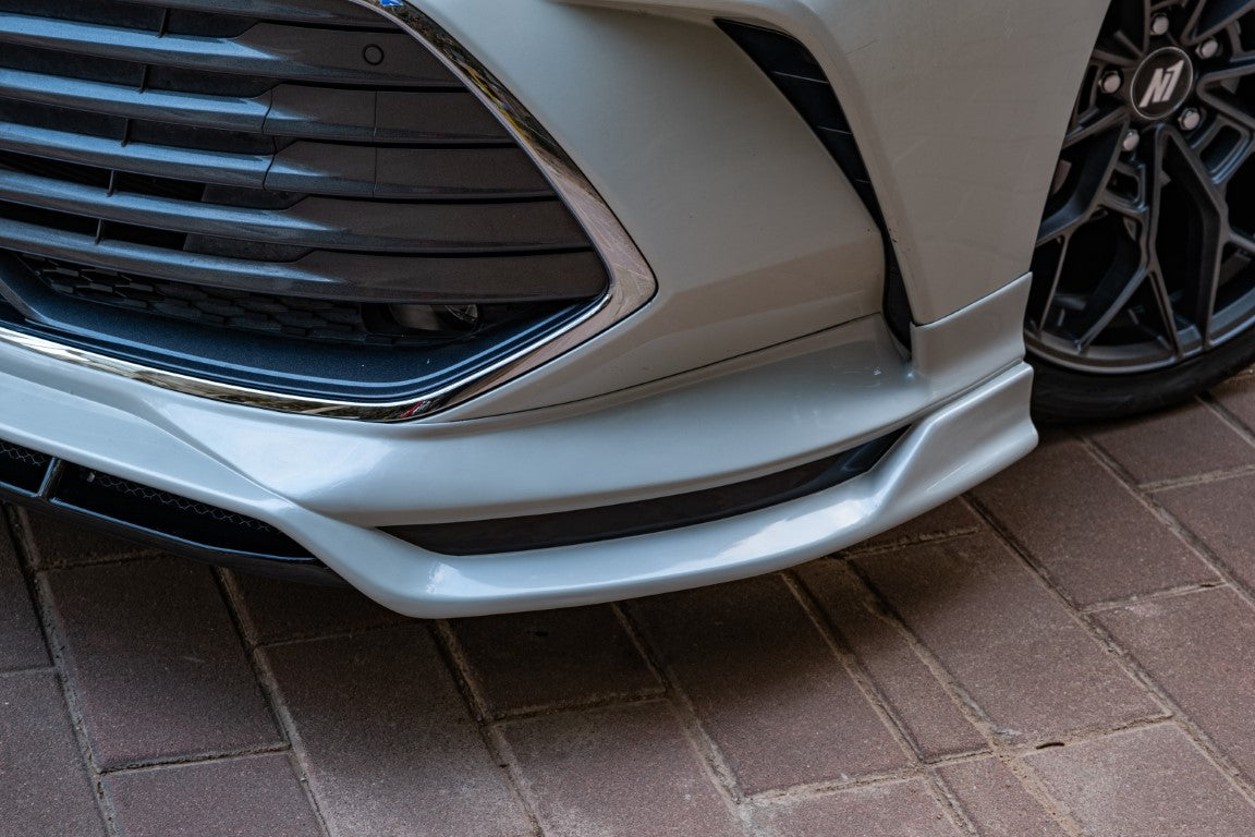 Toyota Avalon 5th Gen XX50 2019-2022 with Aftermarket Parts - Front Lip Splitter PP from Yofer.co