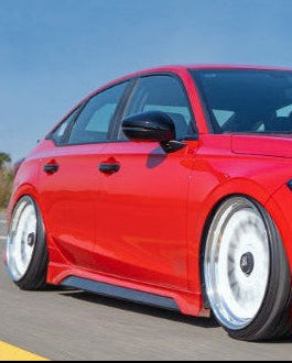Honda Civic 11th Gen FE1 FE2 FE4 2022 2023 2024 & Civic 11th Gen FL1 FL2 FL4 2022 2023 2024 with Aftermarket Parts - V2 Style Side Skirts PP from Yofer.co