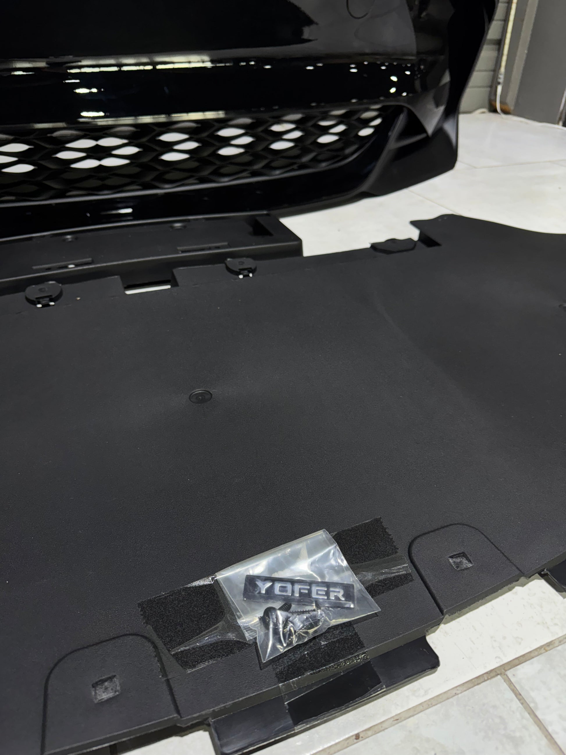 Tesla Model Y / Performance 2021-ON with Aftermarket Parts - Loong Flames Max Front Bumper PP from Yofer.co