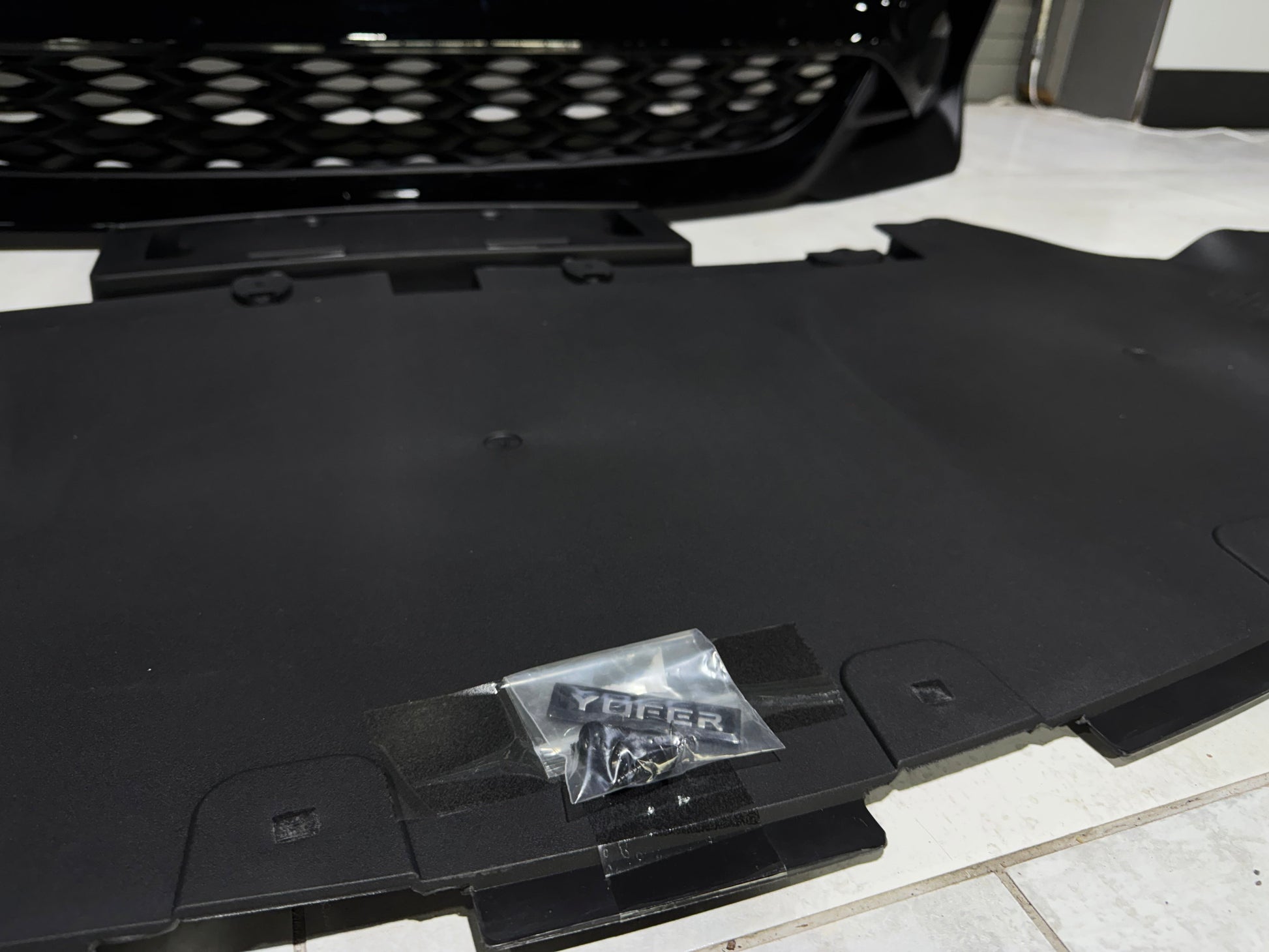 Tesla Model Y / Performance 2021-ON with Aftermarket Parts - Loong Flames Max Front Bumper PP from Yofer.co
