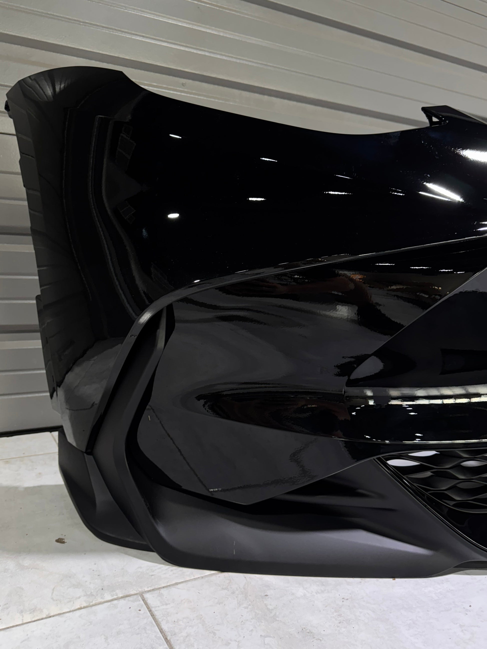 Tesla Model Y / Performance 2021-ON with Aftermarket Parts - Loong Flames Max Front Bumper PP from Yofer.co