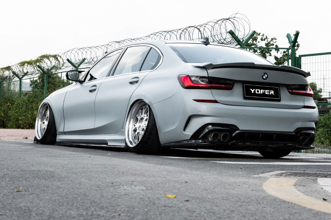 BMW M3 G80 2021-ON & 3 Series M340i 330i  G20 (Fits Both Pre-LCI & LCI) 2019-ON with Aftermarket Parts - Rear Spoiler ABS from Yofer.co