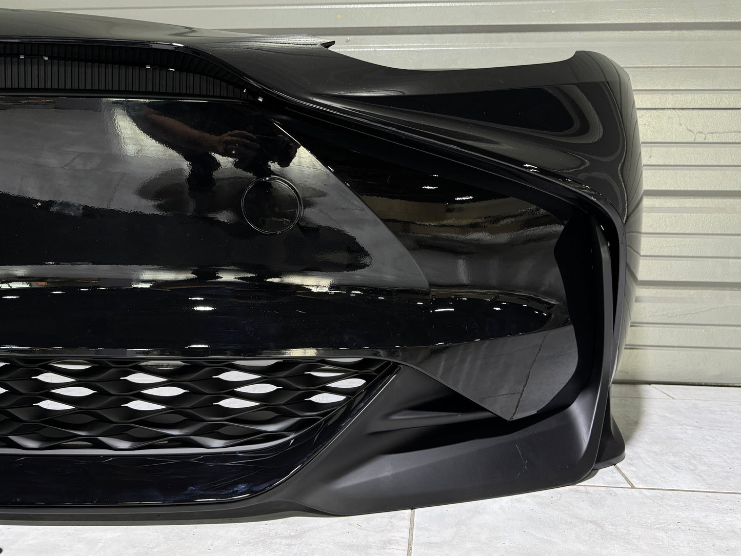 Tesla Model Y / Performance 2021-ON with Aftermarket Parts - Loong Flames Max Front Bumper PP from Yofer.co