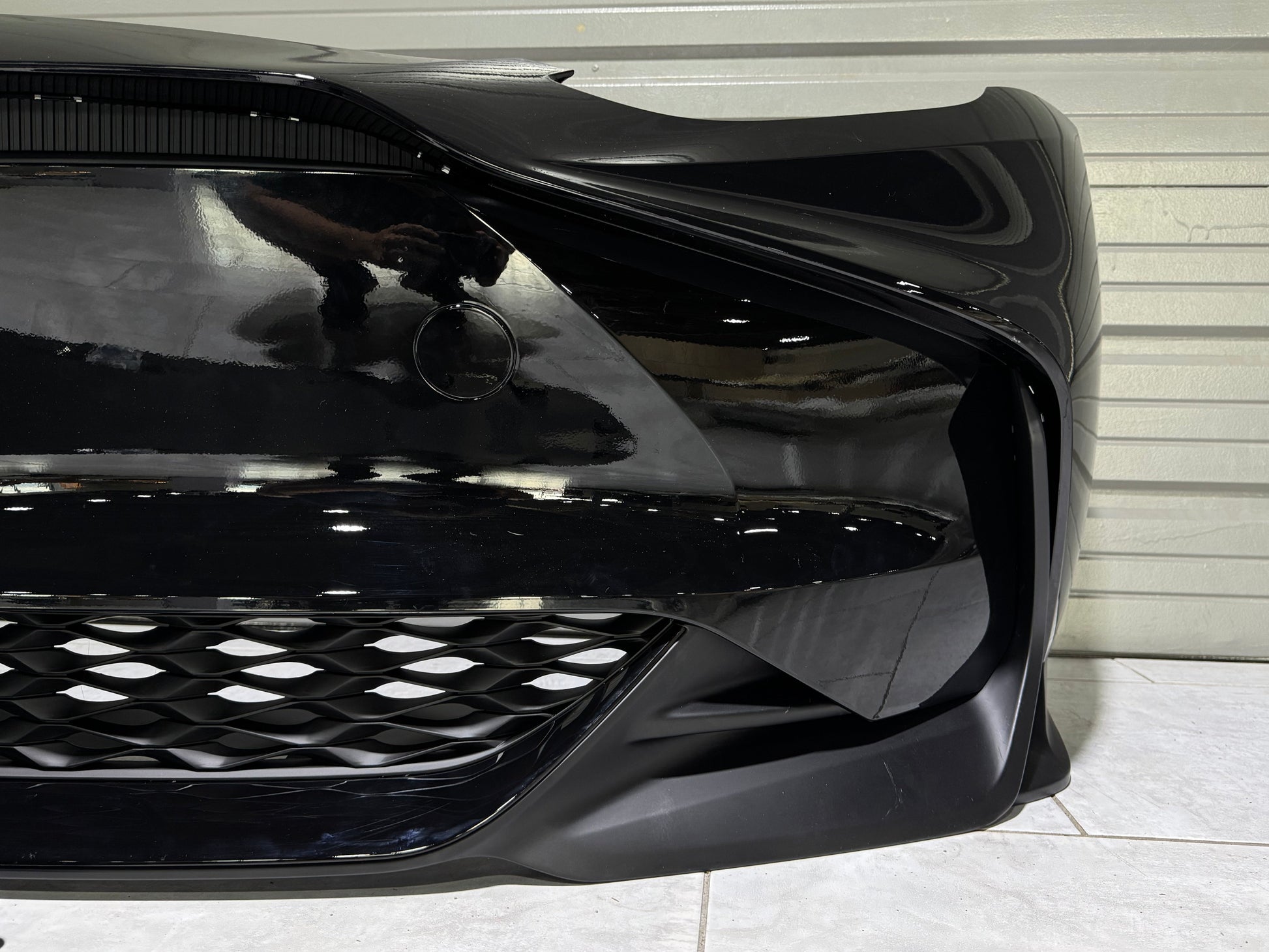 Tesla Model Y / Performance 2021-ON with Aftermarket Parts - Loong Flames Max Front Bumper PP from Yofer.co
