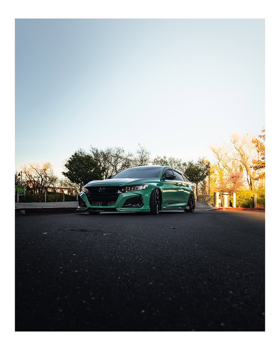 Honda Accord 10th Gen Pre-facelift 2018-2020 with Aftermarket Parts - Front Bumper PP from Yofer.co
