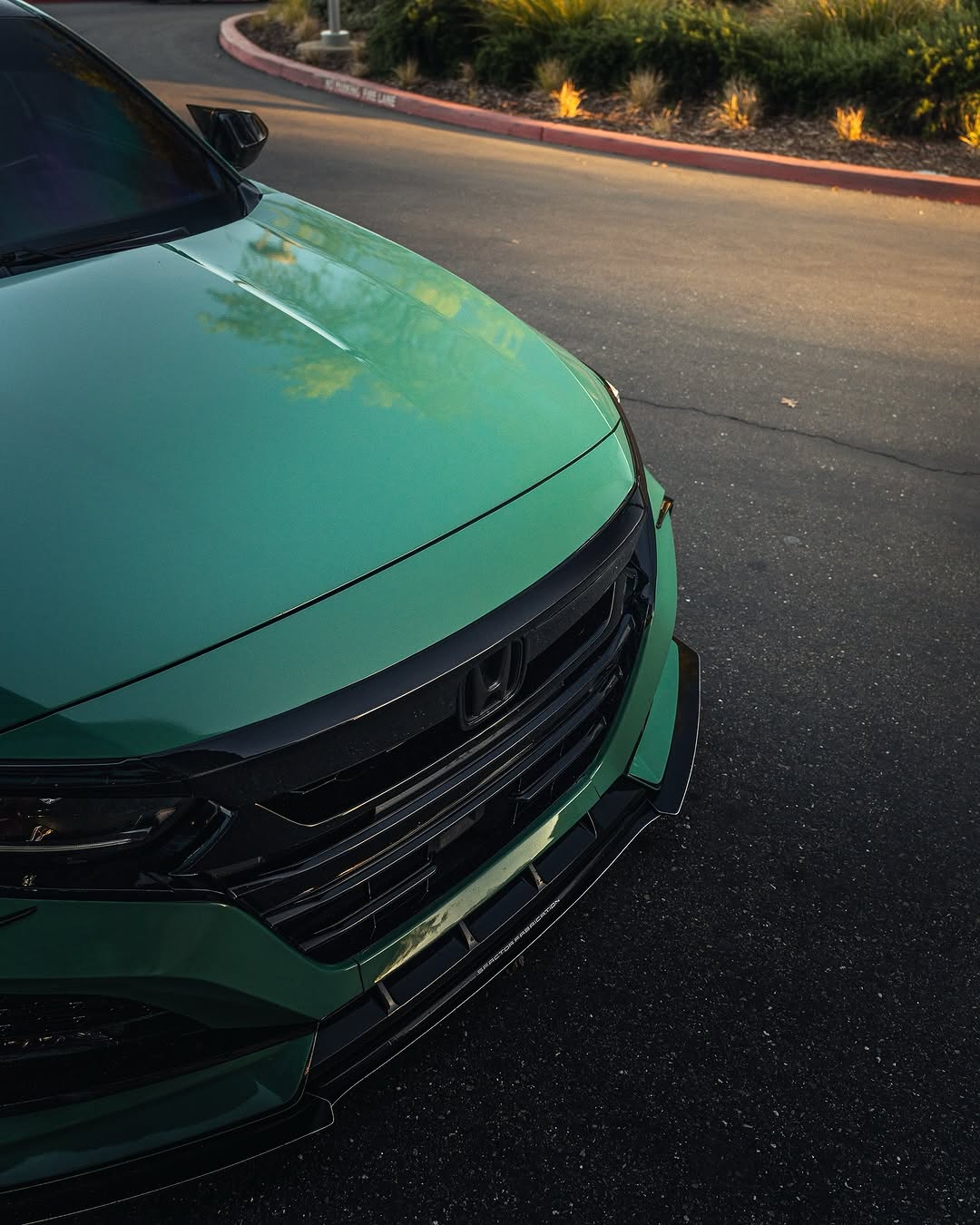 Honda Accord 10th Gen Pre-facelift 2018-2020 with Aftermarket Parts - Front Bumper PP from Yofer.co
