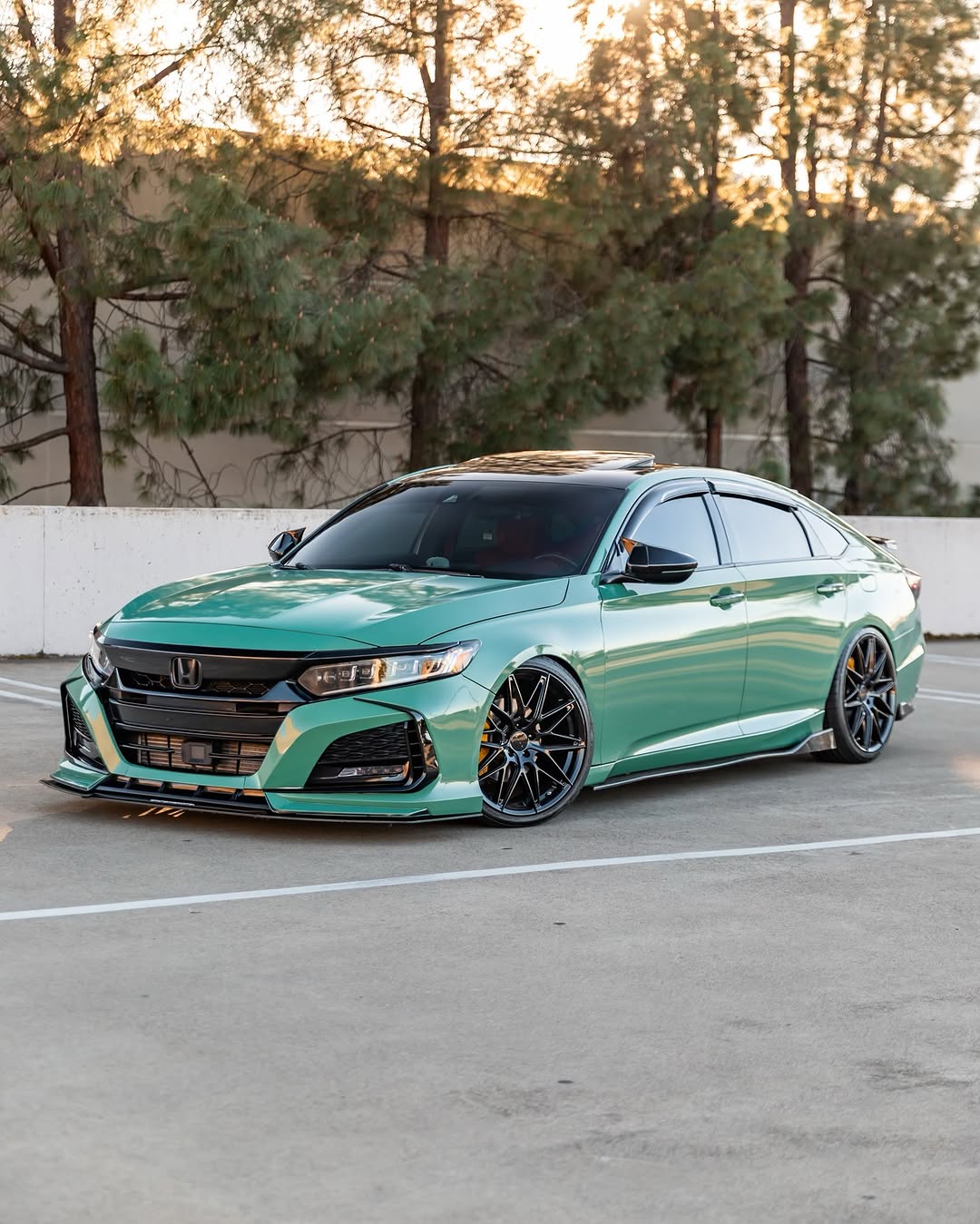 Honda Accord 10th Gen Pre-facelift 2018-2020 with Aftermarket Parts - Front Bumper PP from Yofer.co