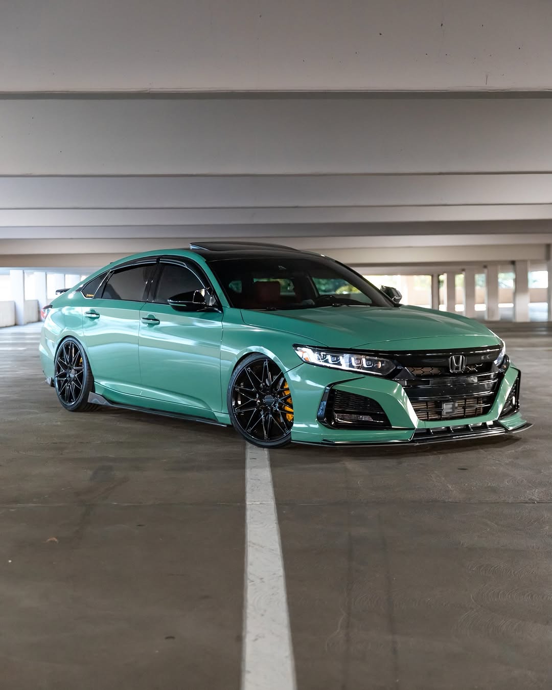 Honda Accord 10th Gen Pre-facelift 2018-2020 with Aftermarket Parts - Front Bumper PP from Yofer.co

