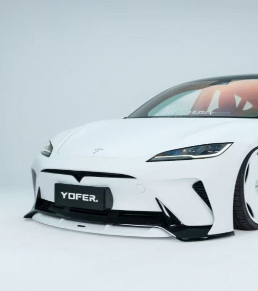 Tesla Model 3 Highland  Performance 2024-ON with Aftermarket Parts -  Loong Flames Max Front Bumper PP & ABS from Yofer.co
