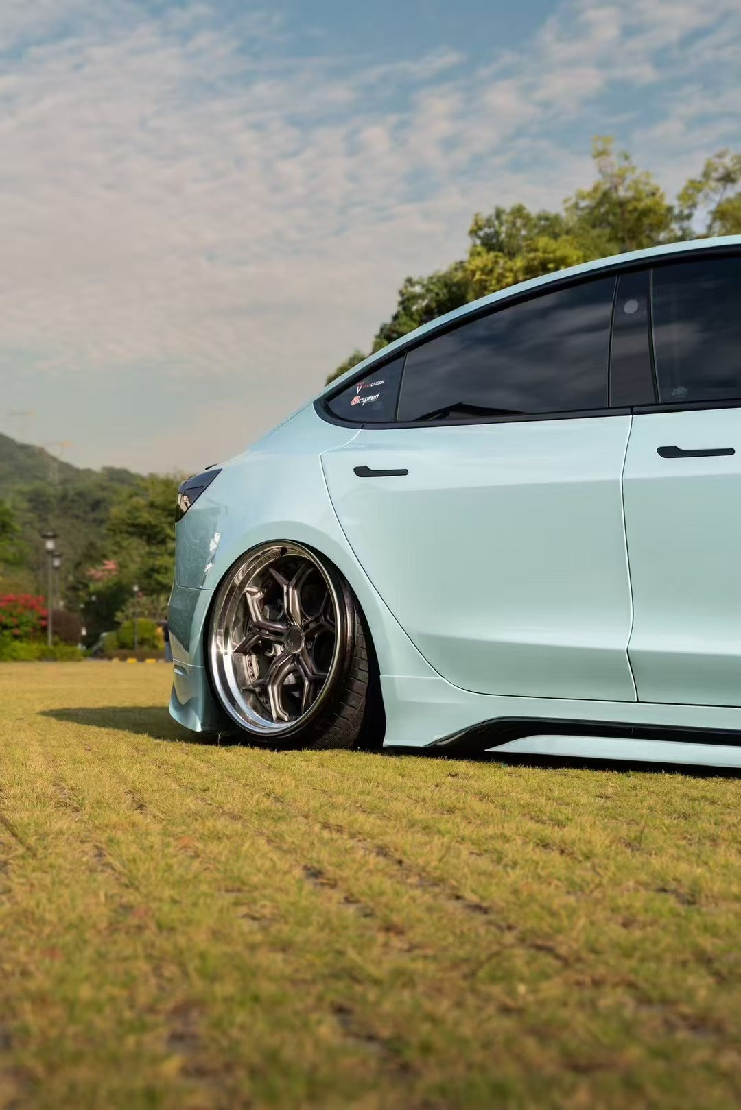 Tesla Model 3 Highland / Performance 2024 with Aftermarket Parts - Side Skirts ABS+PP from Yofer.co