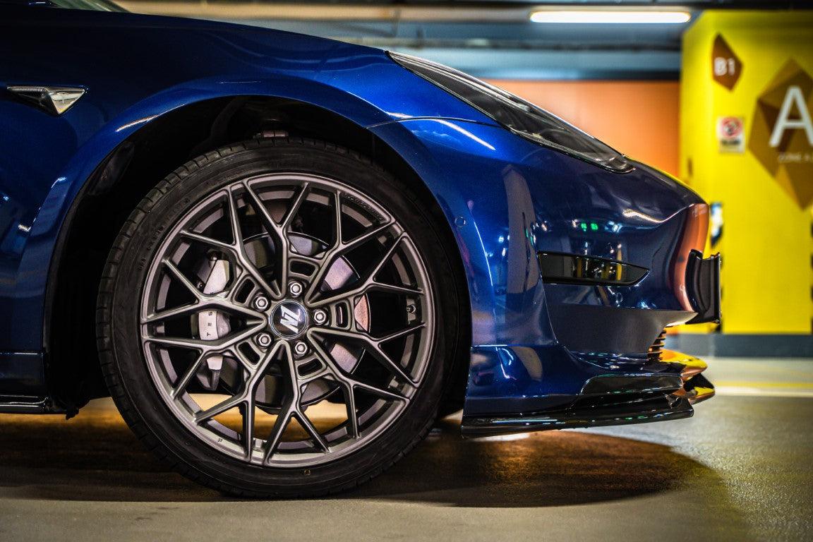 Tesla Model 3 / Performance 2017 2018 2019 2020 2021 2022 2023 with Aftermarket Parts - Front Lip PP from Yofer.co