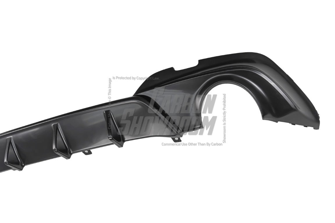 BMW 3 Series 330i (With M-Package Bumper, does not fit base model) G20 G21 Pre-LCI 2019 2020 2021 2022 with Aftermarket Parts - V2 Style Rear Diffuser ABS from Yofer.co