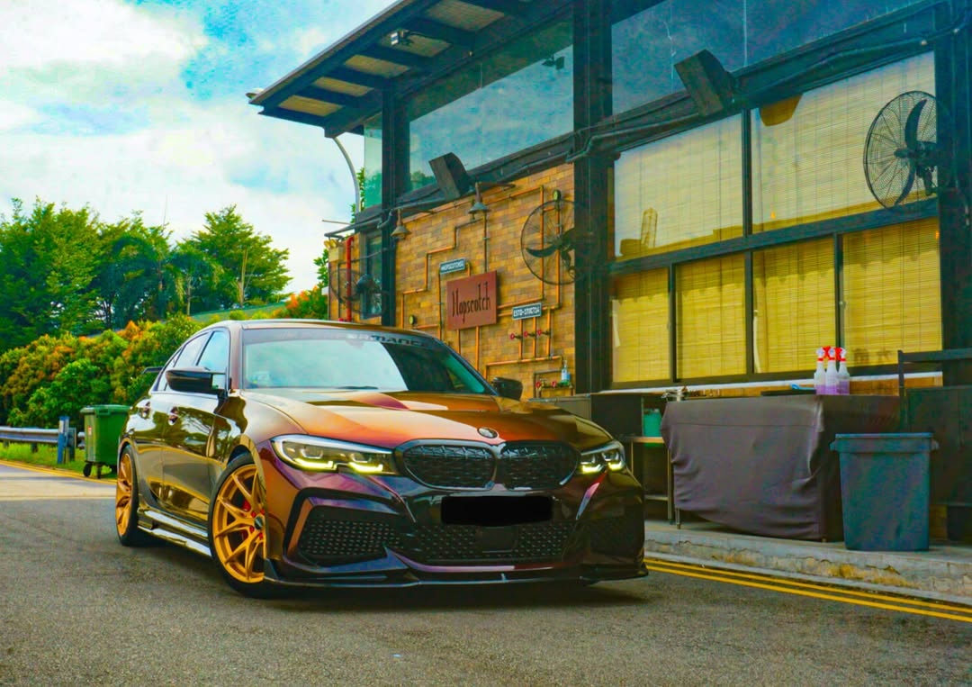 BMW 3 Series M340i 330i G20 G21 Pre-LCI 2019 2010 2021 2022 with Aftermarket Parts - Front Bumper & Lip PP from Yofer.co