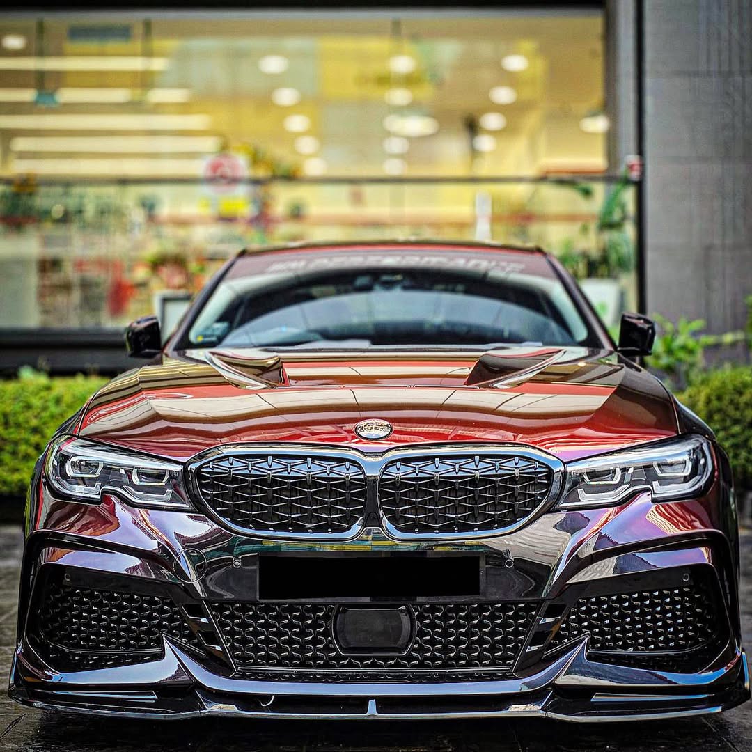 BMW 3 Series M340i 330i G20 G21 Pre-LCI 2019 2010 2021 2022 with Aftermarket Parts - Front Bumper & Lip PP from Yofer.co