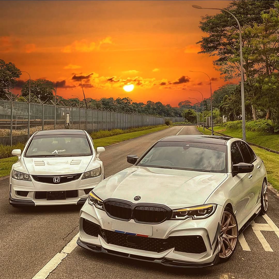 BMW 3 Series M340i 330i G20 G21 Pre-LCI 2019 2010 2021 2022 with Aftermarket Parts - Front Bumper & Lip PP from Yofer.co