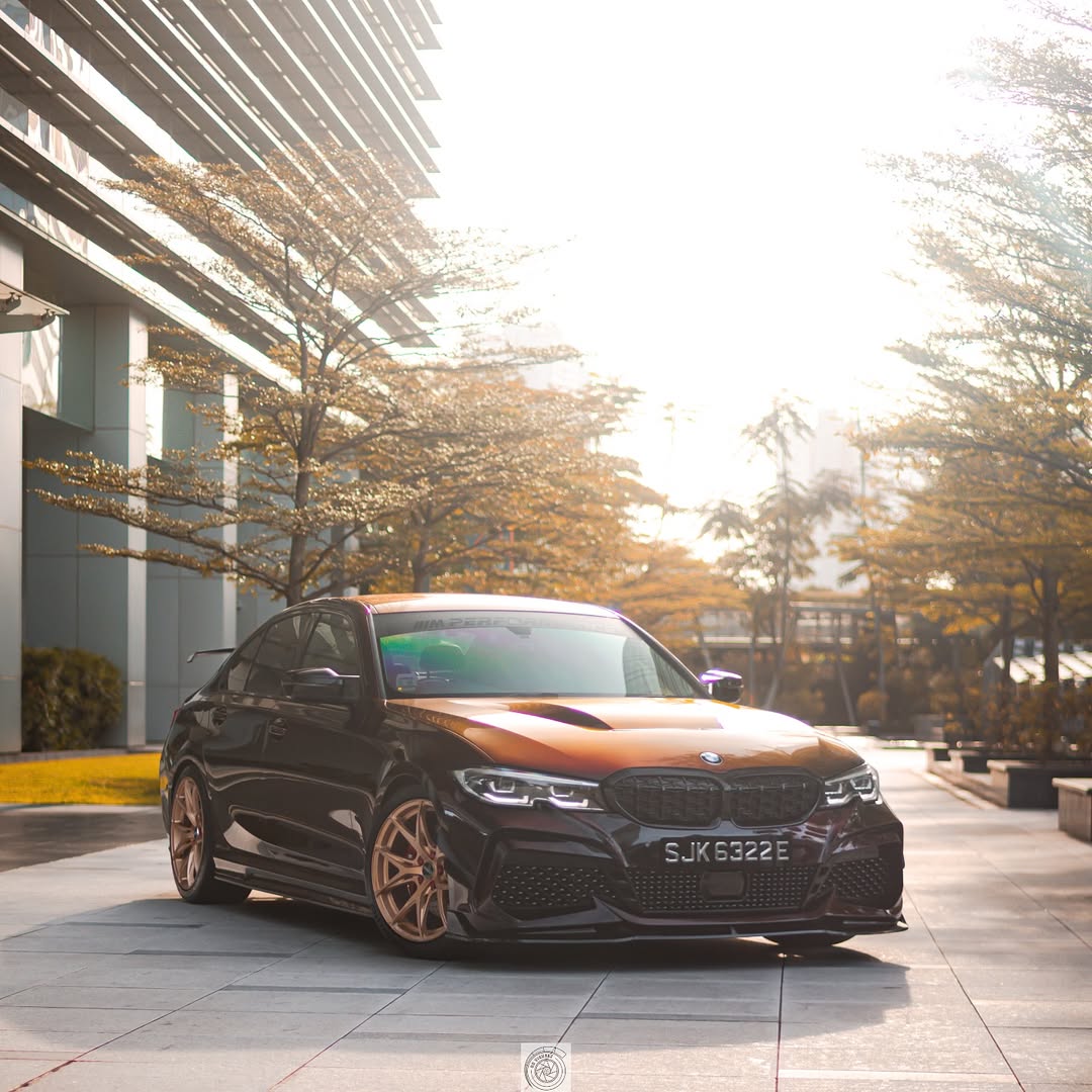 BMW 3 Series M340i 330i G20 G21 Pre-LCI 2019 2010 2021 2022 with Aftermarket Parts - Front Bumper & Lip PP from Yofer.co