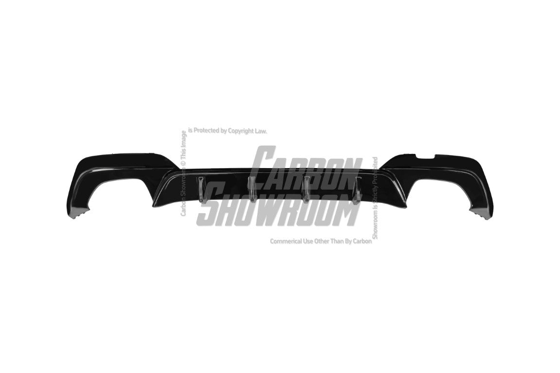 BMW 3 Series M340i 330i (With M-Package Bumper, does not fit base model) G20 G21 Pre-LCI 2019 2020 2021 2022 with Aftermarket Parts - V1 Style Rear Diffuser & Lower Splitters PP from Yofer.co