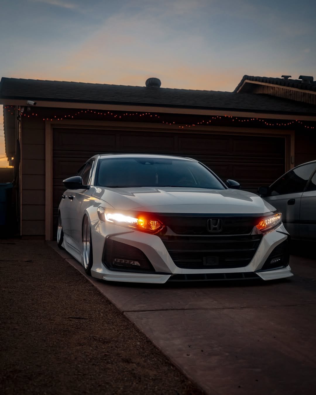 Honda Accord 10th Gen Pre-facelift 2018-2020 with Aftermarket Parts - Front Bumper PP from Yofer.co