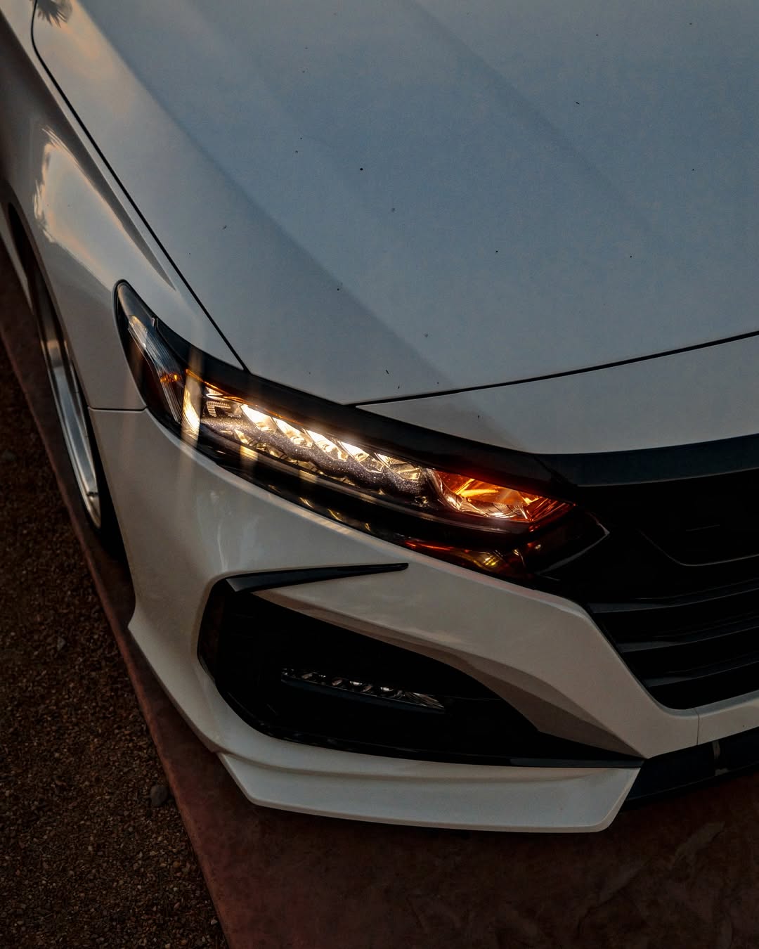 Honda Accord 10th Gen Pre-facelift 2018-2020 with Aftermarket Parts - Front Bumper PP from Yofer.co