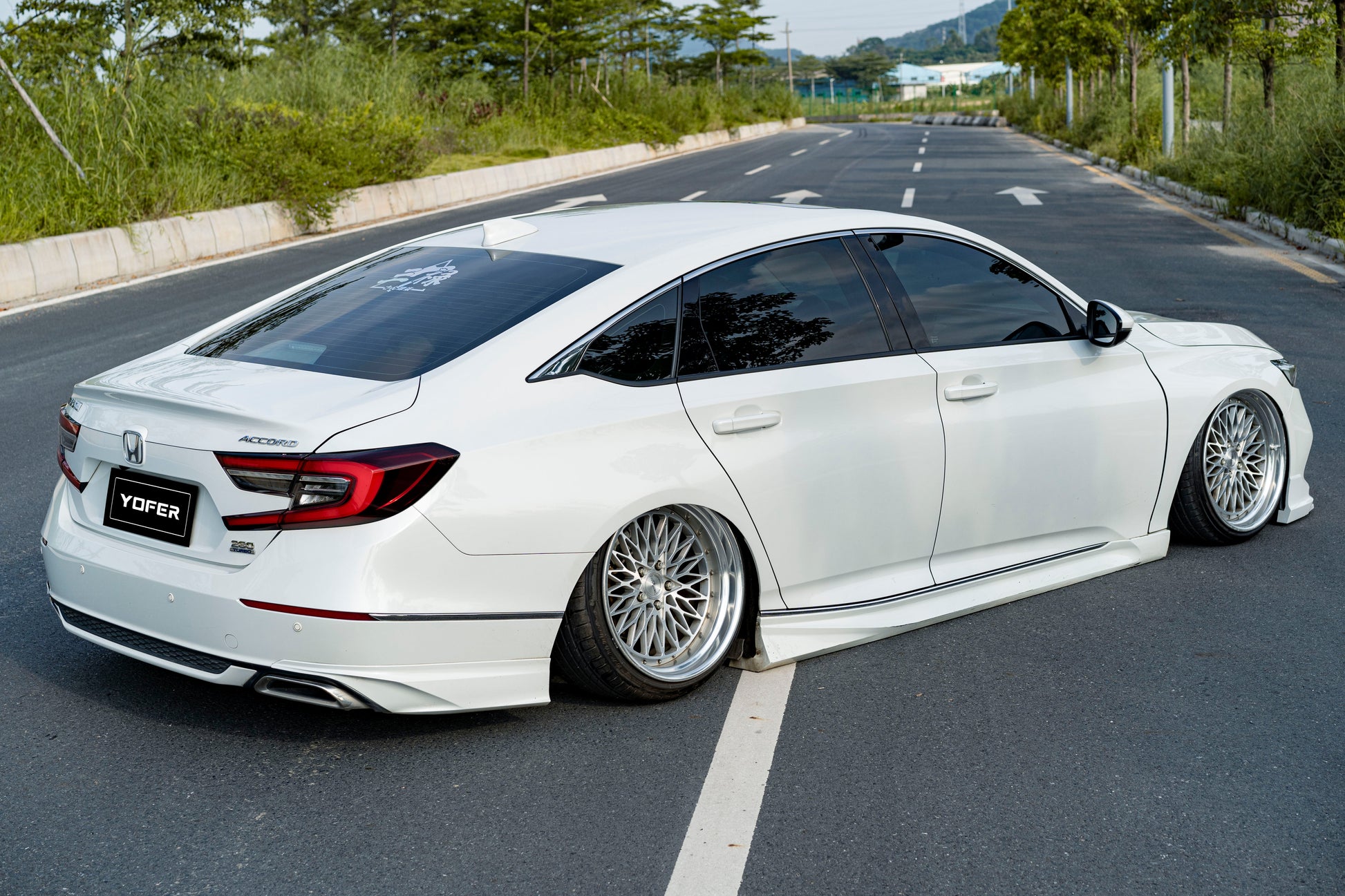 Honda Accord 10.5th Gen facelift 2021 2022 with Aftermarket Parts - Package A PP Polypropylene & ABS from Yofer.co