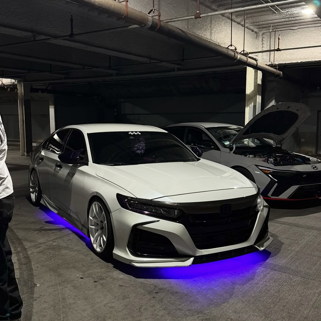 Honda Accord 10th Gen Pre-facelift 2018-2020 with Aftermarket Parts - Front Bumper PP from Yofer.co