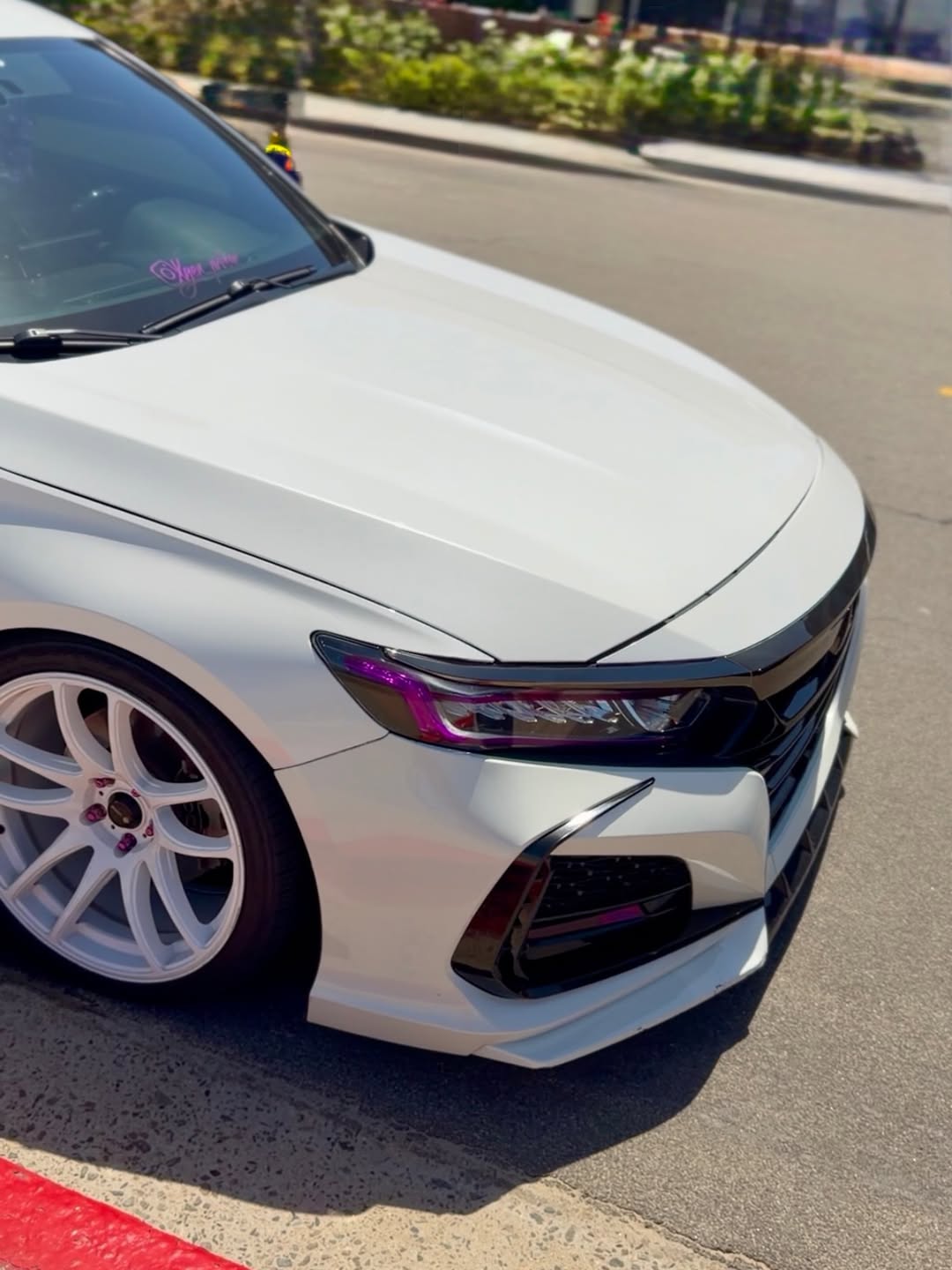 Honda Accord 10th Gen Pre-facelift 2018-2020 with Aftermarket Parts - Front Bumper PP from Yofer.co