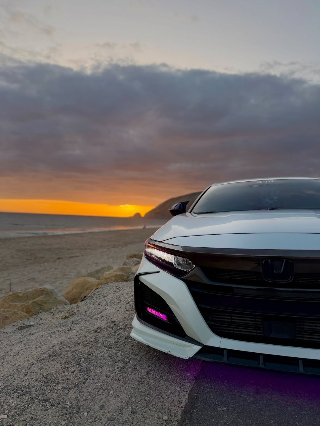 Honda Accord 10th Gen Pre-facelift 2018-2020 with Aftermarket Parts - Front Bumper PP from Yofer.co