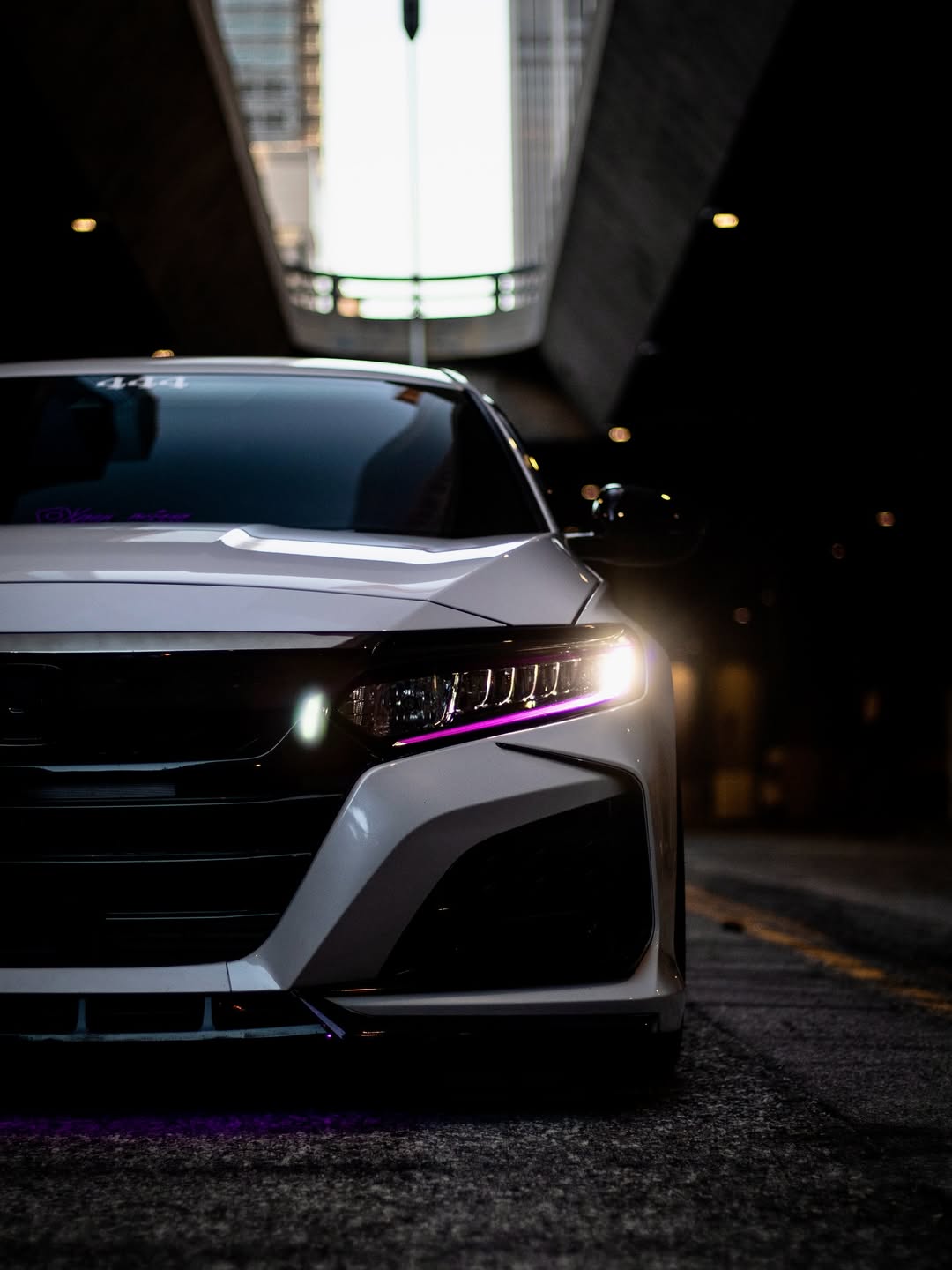 Honda Accord 10th Gen Pre-facelift 2018-2020 with Aftermarket Parts - Front Bumper PP from Yofer.co