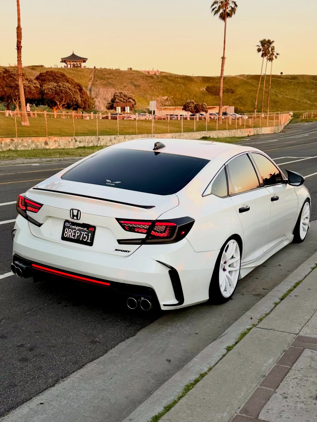 Honda Accord 10th 10.5th Gen 2018-2022 with Aftermarket Parts - Rear Bumper PP from Yofer.co