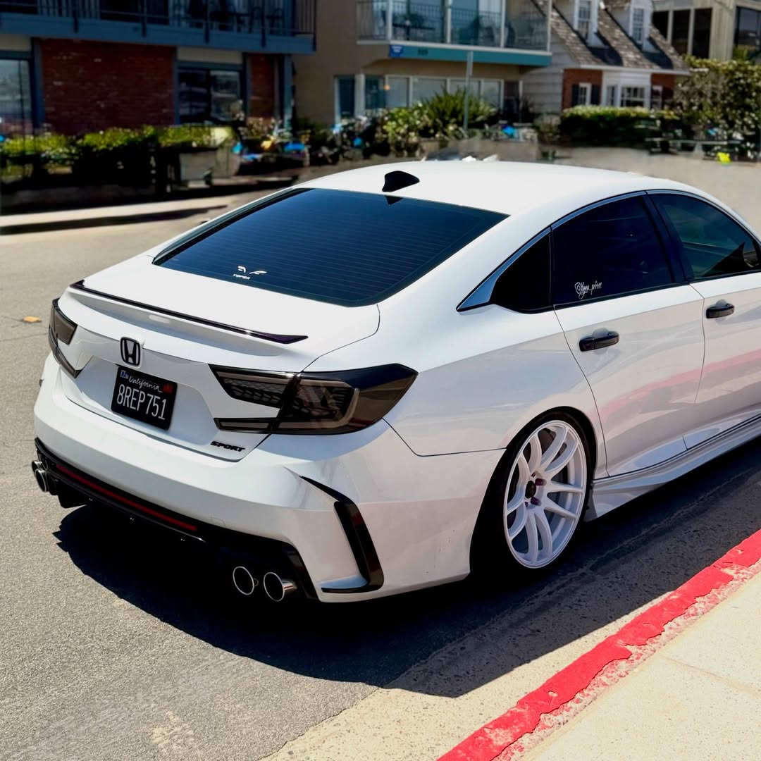 Honda Accord 10th 10.5th Gen 2018-2022 with Aftermarket Parts - Rear Bumper PP from Yofer.co