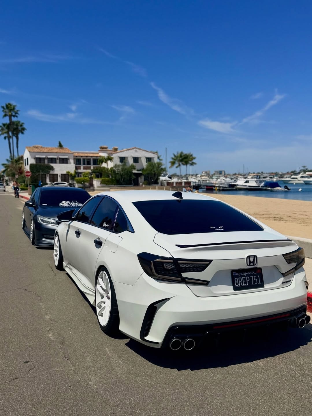 Honda Accord 10th 10.5th Gen 2018-2022 with Aftermarket Parts - Rear Bumper PP from Yofer.co