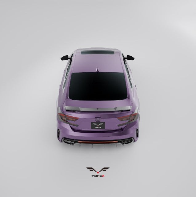 Honda Accord 10th Gen Pre-facelift 2018 2019 2020 with Aftermarket Parts - Package A PP Polypropylene & ABS from Yofer.co