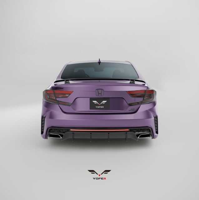 Honda Accord 10th 10.5th Gen 2018-2022 with Aftermarket Parts - Rear Bumper PP from Yofer.co