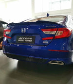 Honda Accord 10th 10.5th Gen 2018-2022 with Aftermarket Parts - V1 Style Rear Spoiler ABS from Yofer.co
