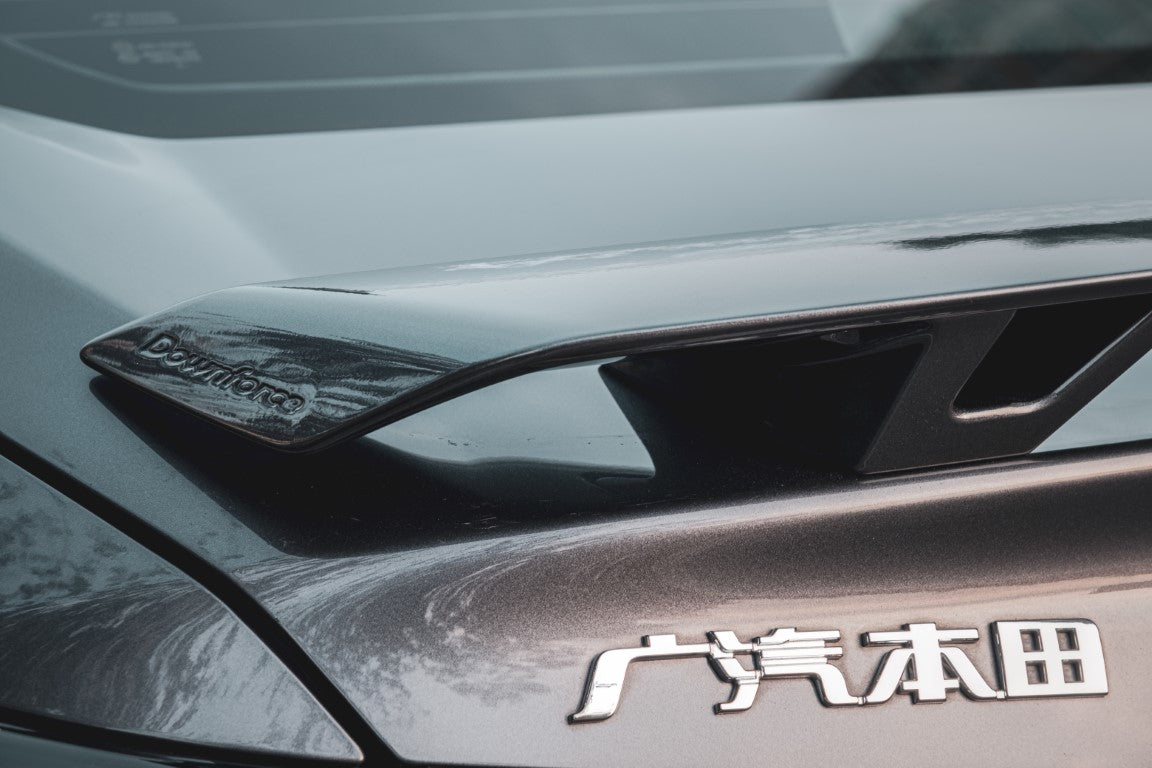 Honda Accord 10th 10.5th Gen 2018-2022 with Aftermarket Parts - V2 Style Rear Spoiler ABS from Yofer.co
