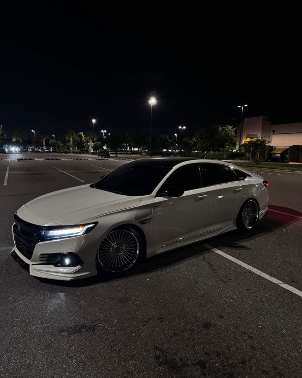 Honda Accord 10th 10.5th Gen 2018-2022 with Aftermarket Parts - Side Skirts PP from Yofer.co