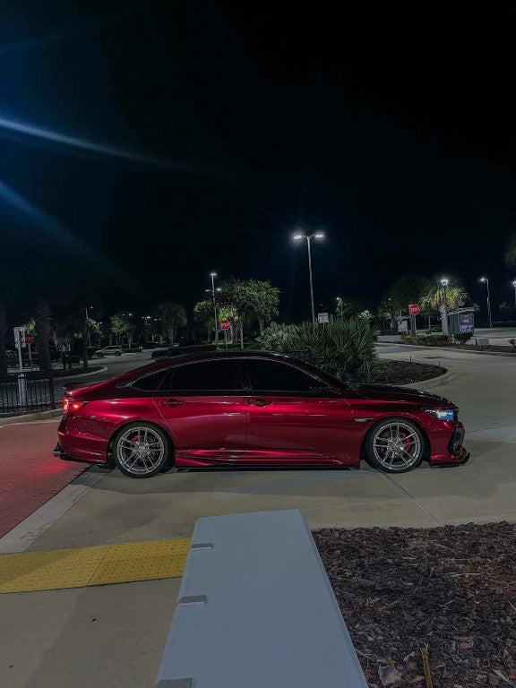 Honda Accord 10th 10.5th Gen 2018-2022 with Aftermarket Parts - Side Skirts PP from Yofer.co
