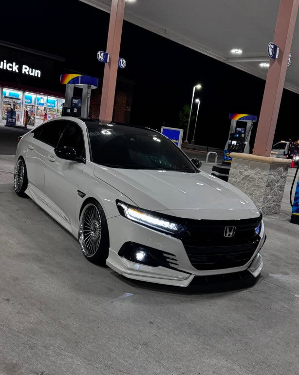 Honda Accord 10th 10.5th Gen 2018-2022 with Aftermarket Parts - Side Skirts PP from Yofer.co