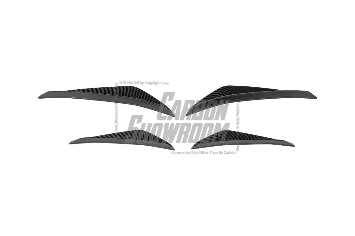Honda Accord 10th 10.5th Gen 2018-2022 with Aftermarket Parts - Front Bumper Canards ABS from Yofer.co