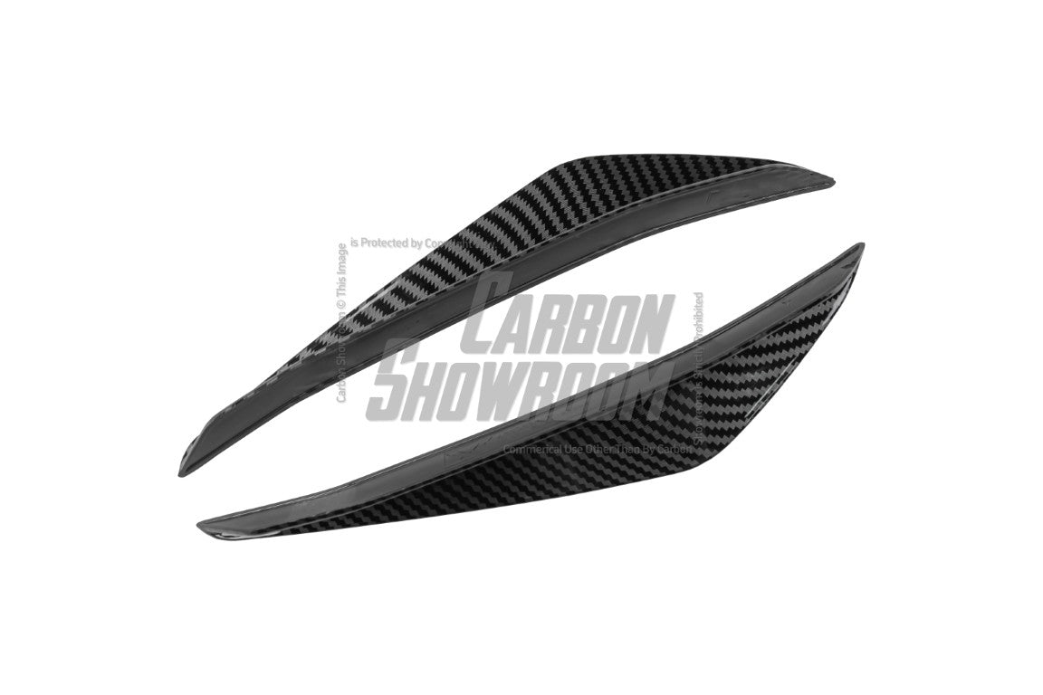 Honda Accord 10th 10.5th Gen 2018-2022 with Aftermarket Parts - Front Bumper Canards ABS from Yofer.co