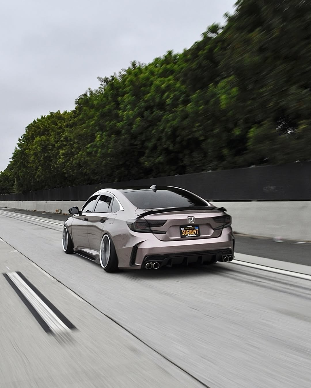 Honda Accord 10th 10.5th Gen 2018-2022 with Aftermarket Parts - Rear Bumper PP from Yofer.co
