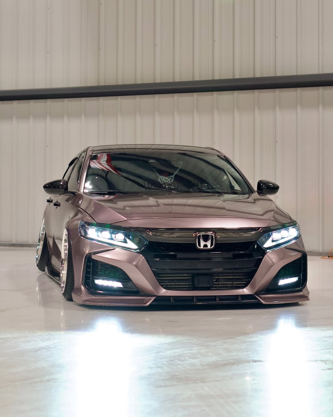 Honda Accord 10th Gen Pre-facelift 2018-2020 with Aftermarket Parts - Front Bumper PP from Yofer.co
