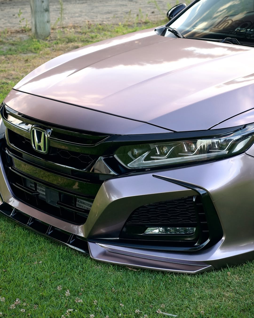 Honda Accord 10th Gen Pre-facelift 2018-2020 with Aftermarket Parts - Front Bumper PP from Yofer.co

