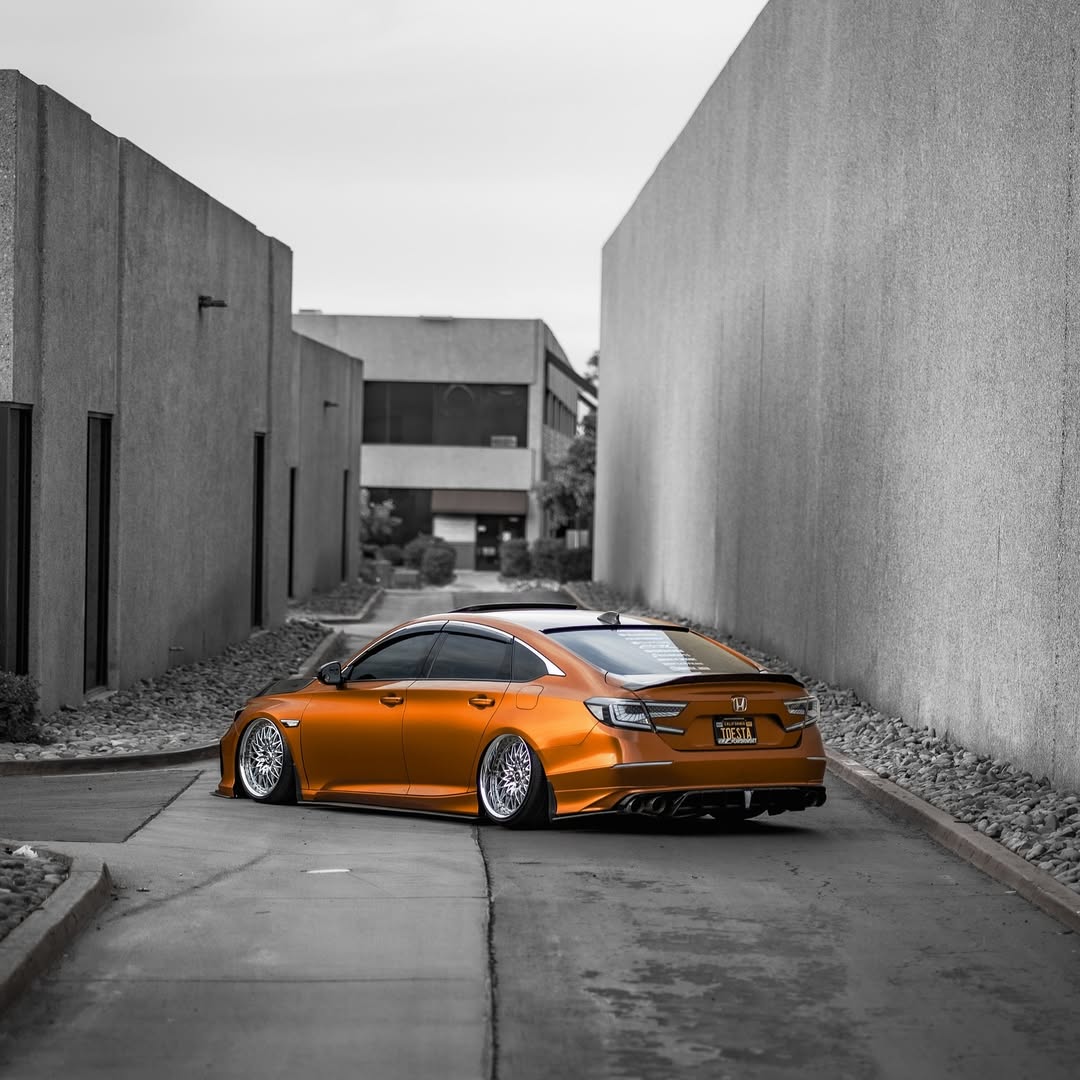 Honda Accord 10th 10.5th Gen 2018-2022 with Aftermarket Parts - Side Skirts PP from Yofer.co